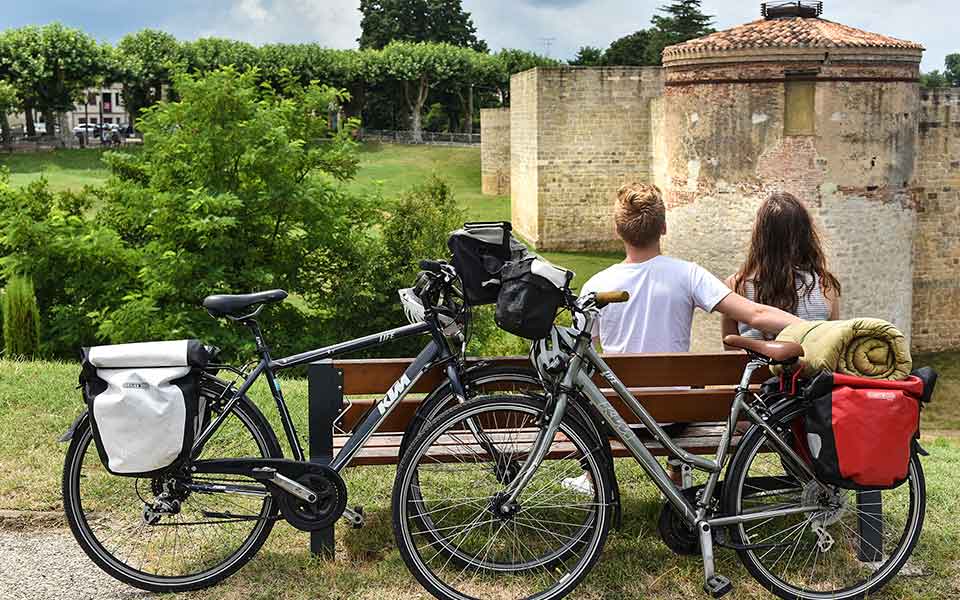 accueil vélo château patrimoine à visiter à Nègrepelisse en Tarn-et-Garonne 82
